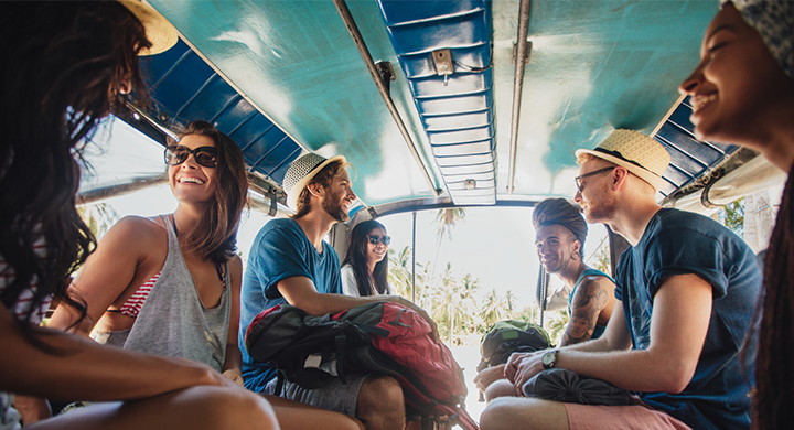  Group of People on a Bus - Toggle Renters Insurance 