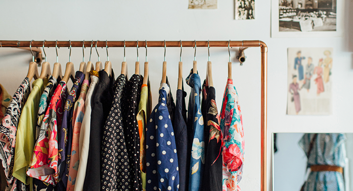 Clothes Hanging on a Rack - Toggle Renters Insurance