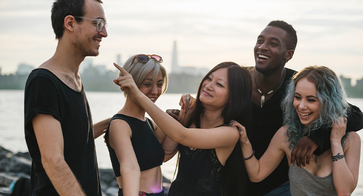  Group of Young People Hanging Out - Toggle Insurance 