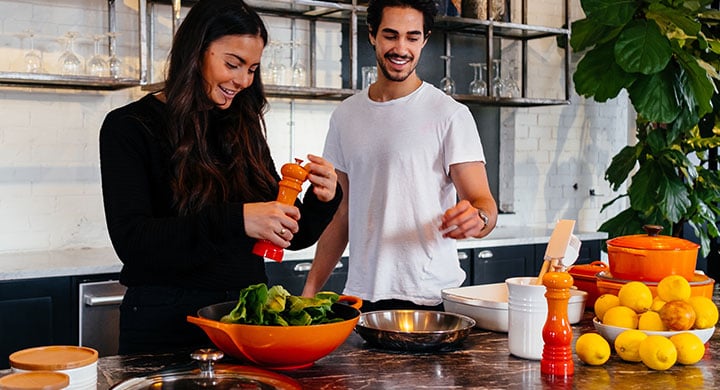 Man and Woman Cooking - Toggle Renters Insurance